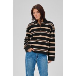 Salina polo blouse My Essential Wardrobe, black