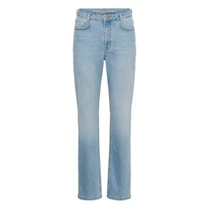 The isa 139 high straight jeans My Essential Wardrobe, light blue
