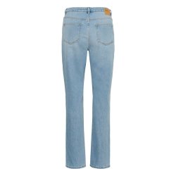 The isa 139 high straight jeans My Essential Wardrobe, light blue