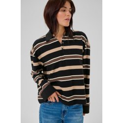 Salina polo blouse My Essential Wardrobe, black