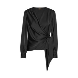 Ines blouse Karmamia, semi rich black