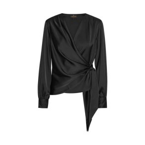 Ines blouse Karmamia, semi rich black