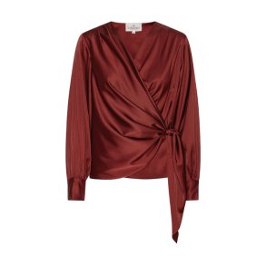 Ines blouse Karmamia, bordeaux
