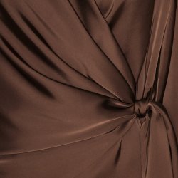 Ines blouse Karmamia, semi rich brown