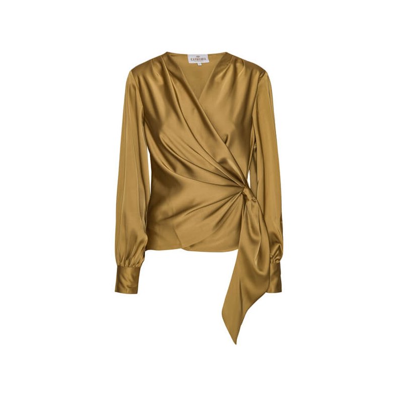 Ines blouse Karmamia, semi rich gold