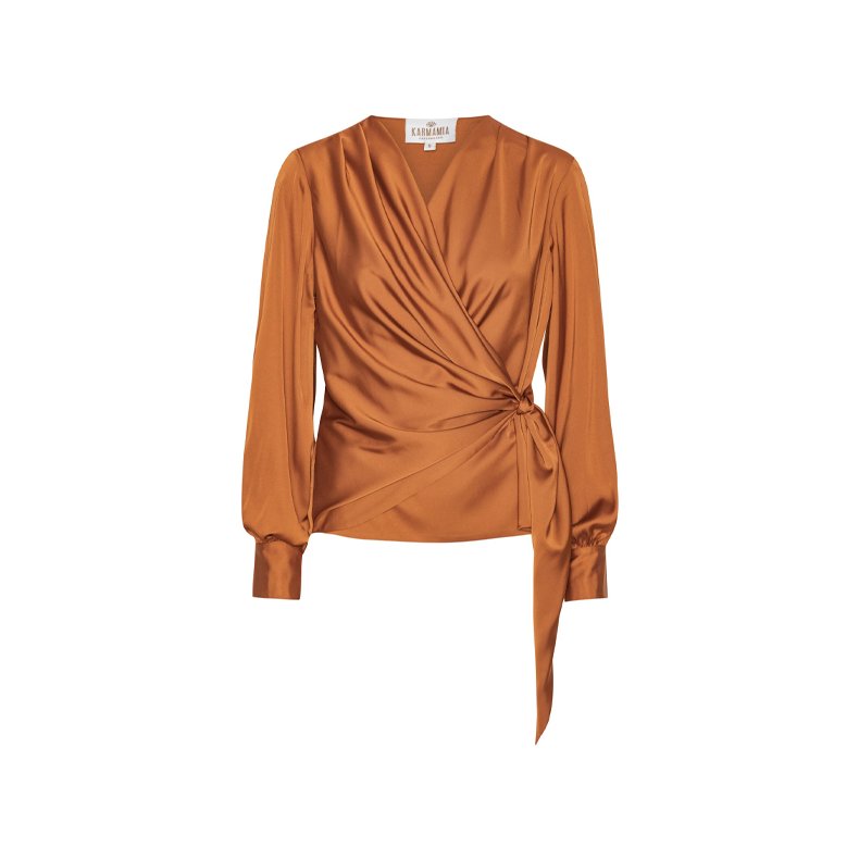 Ines blouse Karmamia, copper