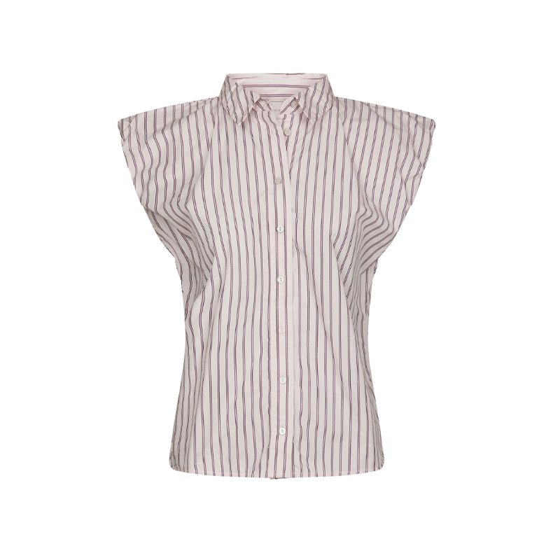 Isella double stripe top Neo Noir, rose