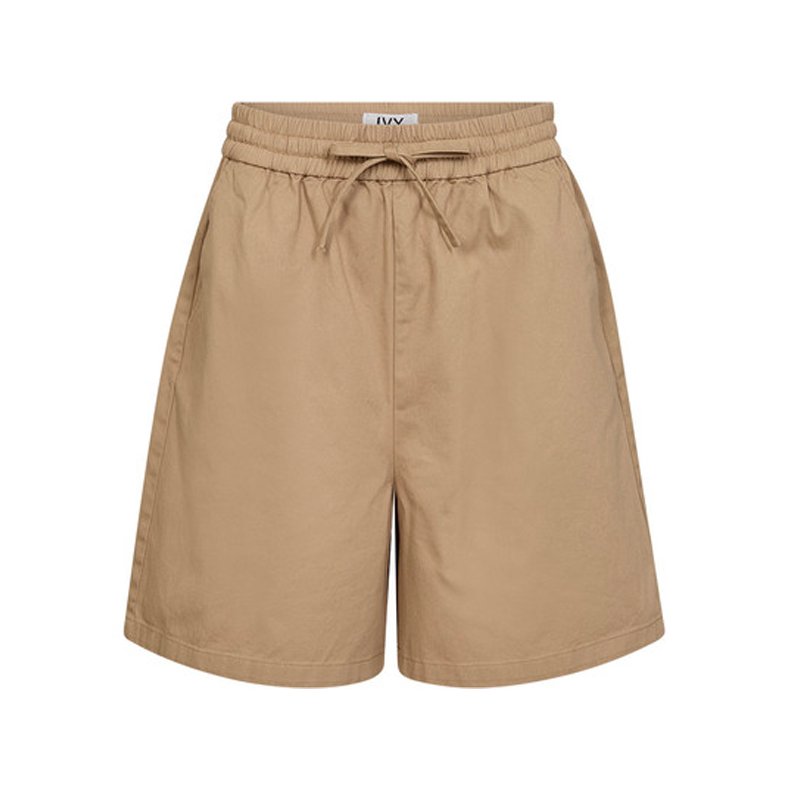 Morisette tie shorts Ivy Copenhagen, khaki