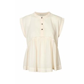 Deona cotton blouse Rabens Saloner, bone