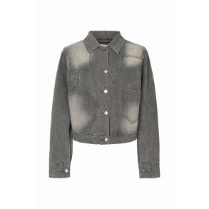 Janny grey denim jacket Rabens Saloner, washed grey