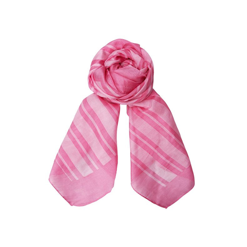 Kaisa silk scarf Black Colour, rose