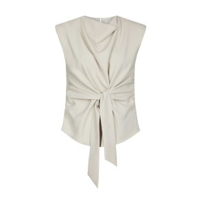 Katarim crepe top Neo Noir, ivory