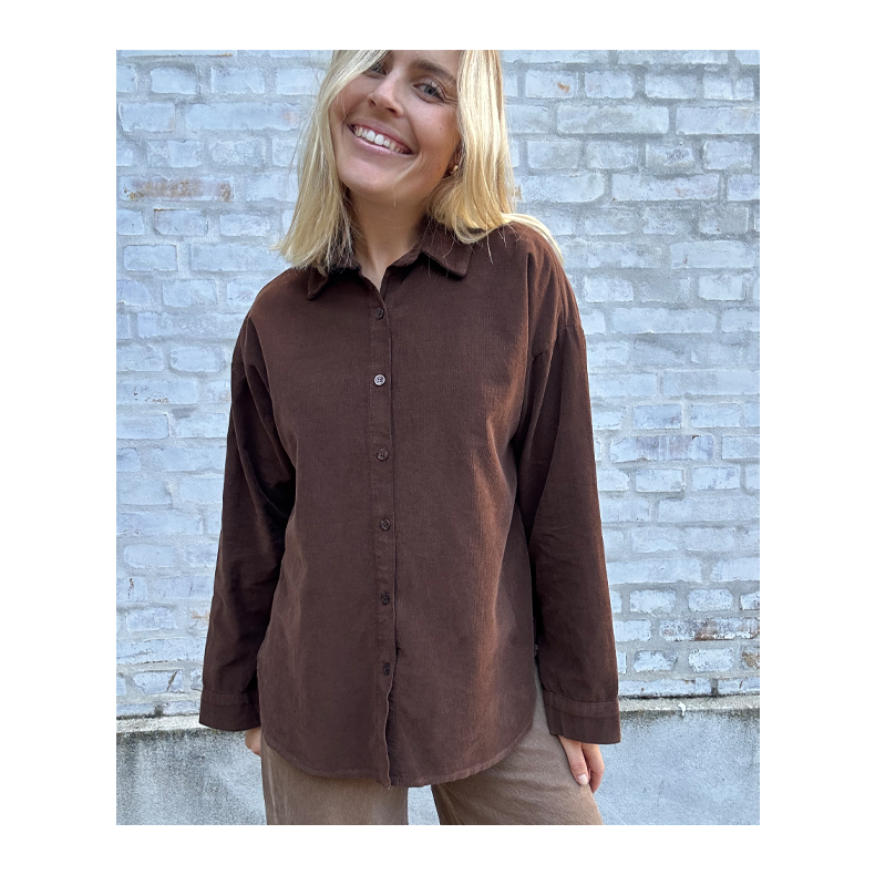 Jane shirt Amaze Cph, coffee