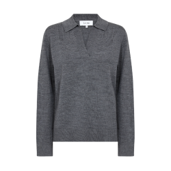 Ismaila 9 pullover Levet Room, dark grey mel