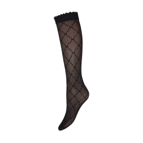 Knee high logo socks Hype the Detail, black