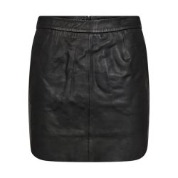 Kylie leather mini skirt Ivy Copenhagen, black
