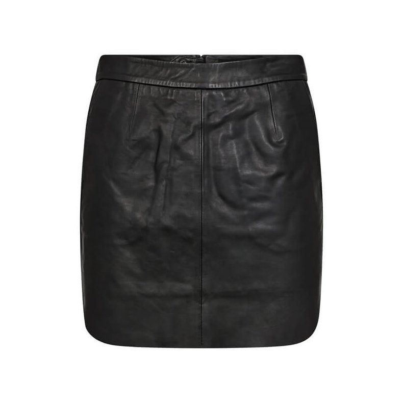 Kylie leather mini skirt Ivy Copenhagen, black