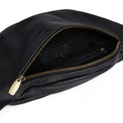 Bumbag Depeche, black/brass