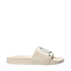 Beach slider bilbao Lala Berlin, gum off white/black