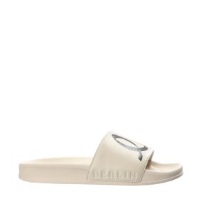 Beach slider bilbao Lala Berlin, gum off white/black