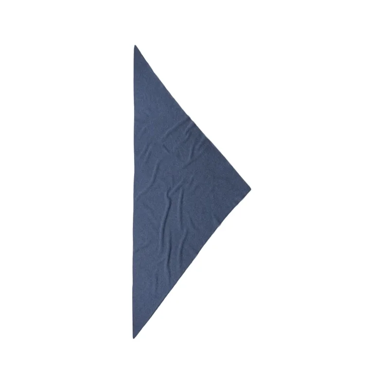 Triangle solid M cashmere scarf Lala Berlin, blend opium