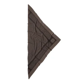 Triangle trinity M cashmere scarf Lala Berlin, elephant