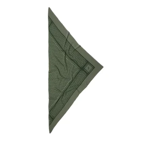 Triangle trinity M cashmere scarf Lala Berlin, moss