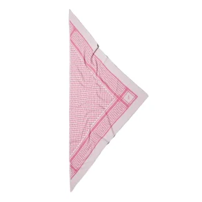 Triangle trinity M cashmere scarf Lala Berlin, quarzo rosa