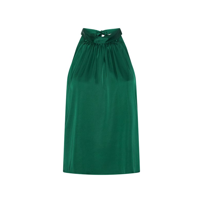 Lana top Karmamia, semi rich pine green