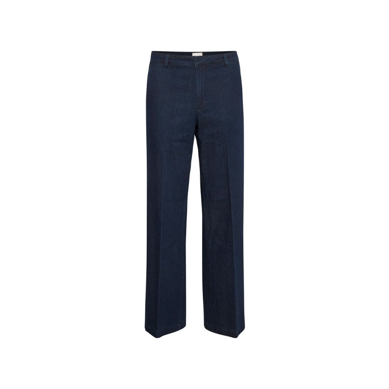 30 the lara 115 pant My Essential Wardrobe, dark blue un-wash