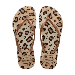 Slim animals Havaianas, beige
