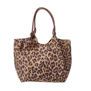 Bcisolde leather bag Black Colour, leo