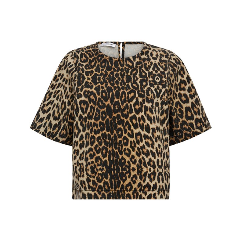 Leo denim blouse Co'Couture, khaki