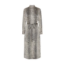 Jean dress Karmamia, nude leopard
