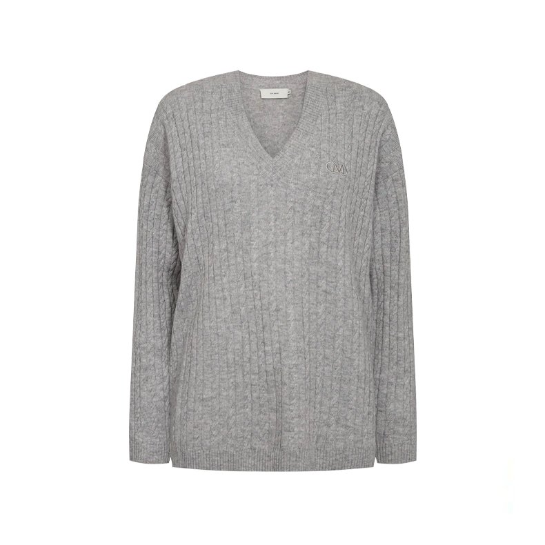 CMCASHA PULLOVER copenhagen muse, light grey melange