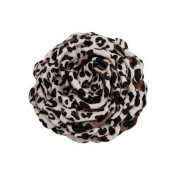 Villa mega flower hair claw Black Colour, light leo