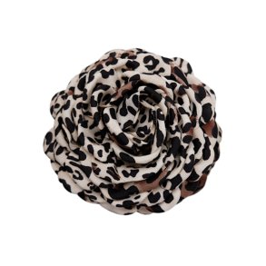 Villa mega flower hair claw Black Colour, light leo