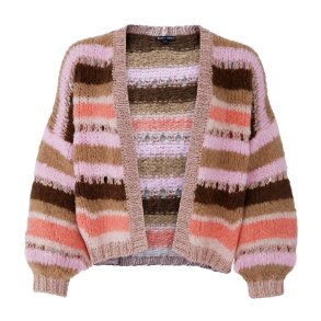 Lin shimmer cardigan Black Colour, nougat