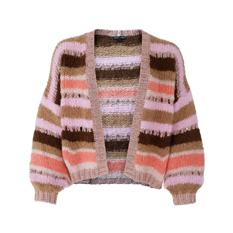 Lin shimmer cardigan Black Colour, nougat