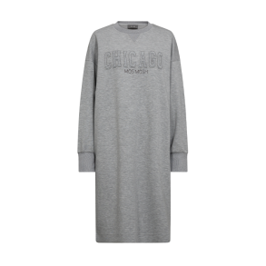 Renzi o-ls sweatdress Mos Mosh, grey melange