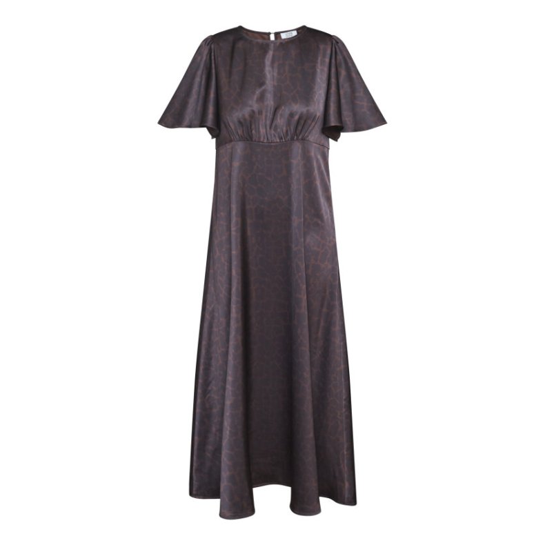 Love1000-13 dress LOVE &amp; DIVINE, bordeaux leo