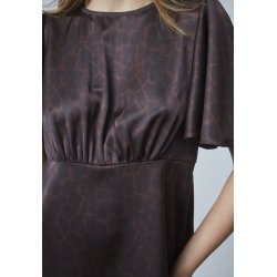 Love1000-13 dress LOVE &amp; DIVINE, bordeaux leo