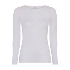 Lima cashmere ls boatneck top Frau, bright white