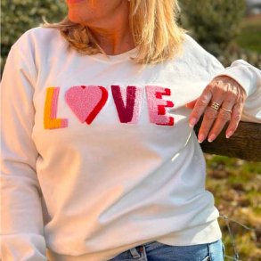 Sweatshirt with multi double Lulu's Love, nature