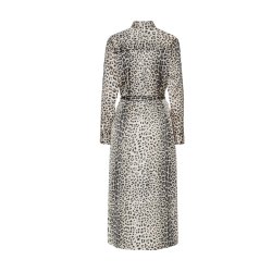 Jean dress Karmamia, nude leopard