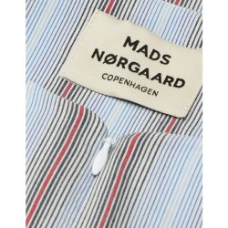 Poplinda Dana shirt Mads Nrgaard, shadow pinstripe/winery