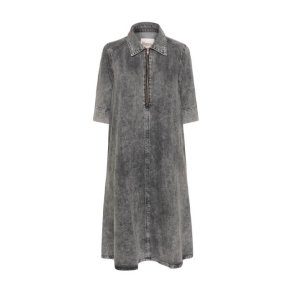 Malo long dress My Essential Wardrobe, medium grey