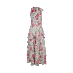 Marli big flower dress Neo Noir, creme