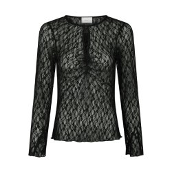 Matria lace blouse Neo Noir, black