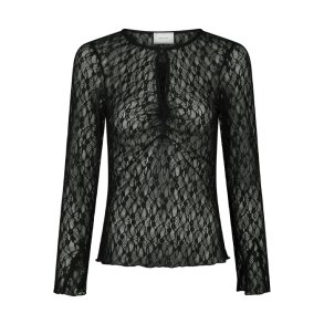 Matria lace blouse Neo Noir, black